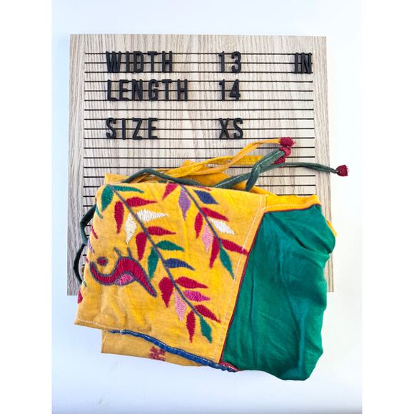 Vintage 90's Indian Traditional Mirrored Choli Tribal Banjara Gypsy Dance Top - Picture 2 of 4